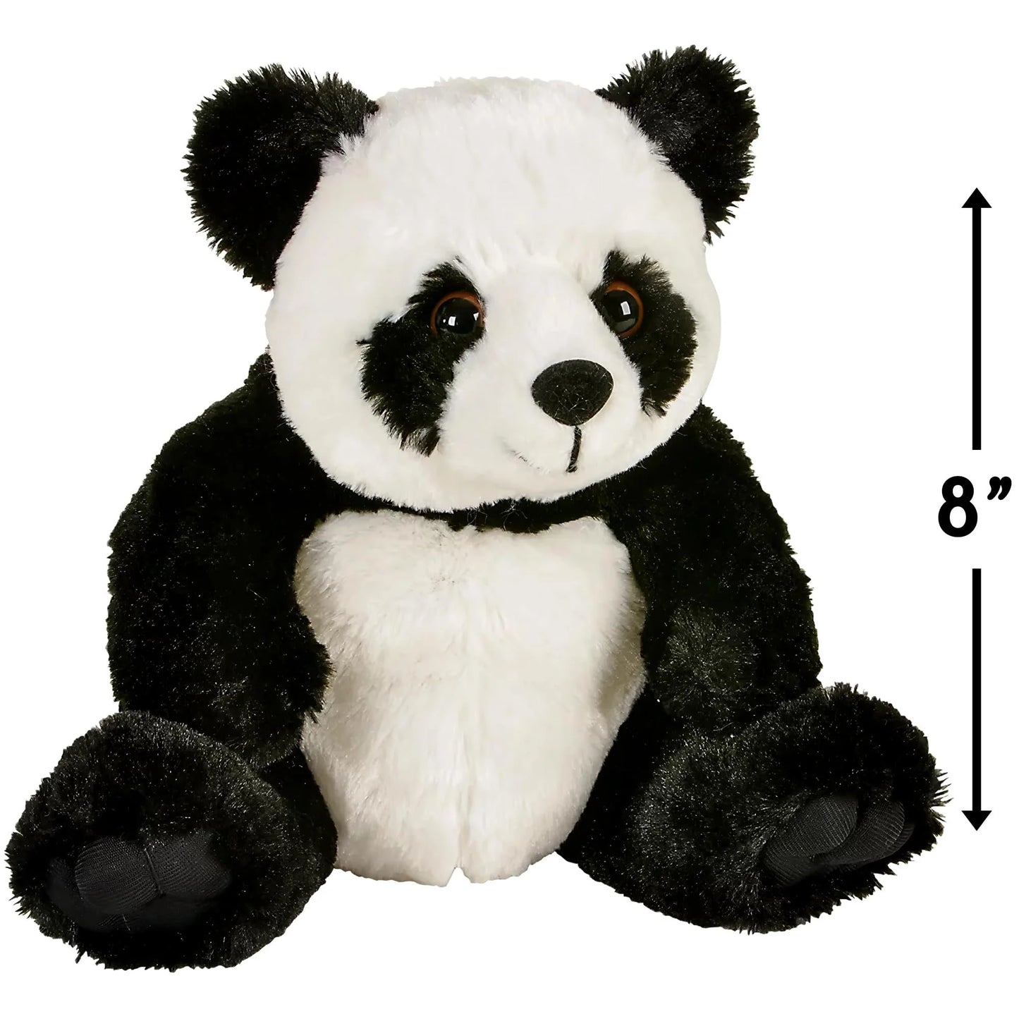 Black Panda Plush, 8"